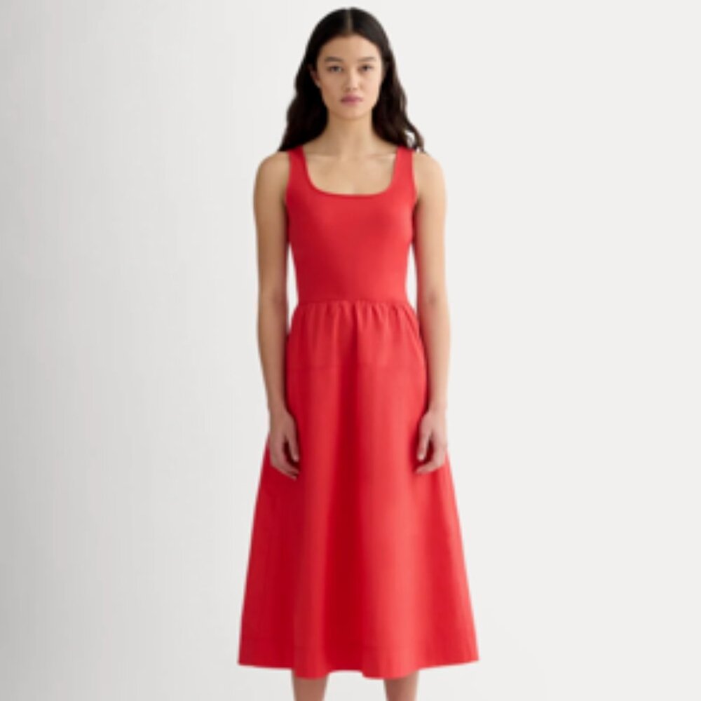 The Form Riviera Dress in Red - NWT, Medium